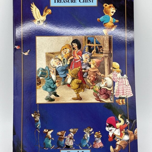 Vintage Tormont The Great Fairy Tales Treasure Chest 5 Children’s Jumbo Book Set - Picture 8 of 8